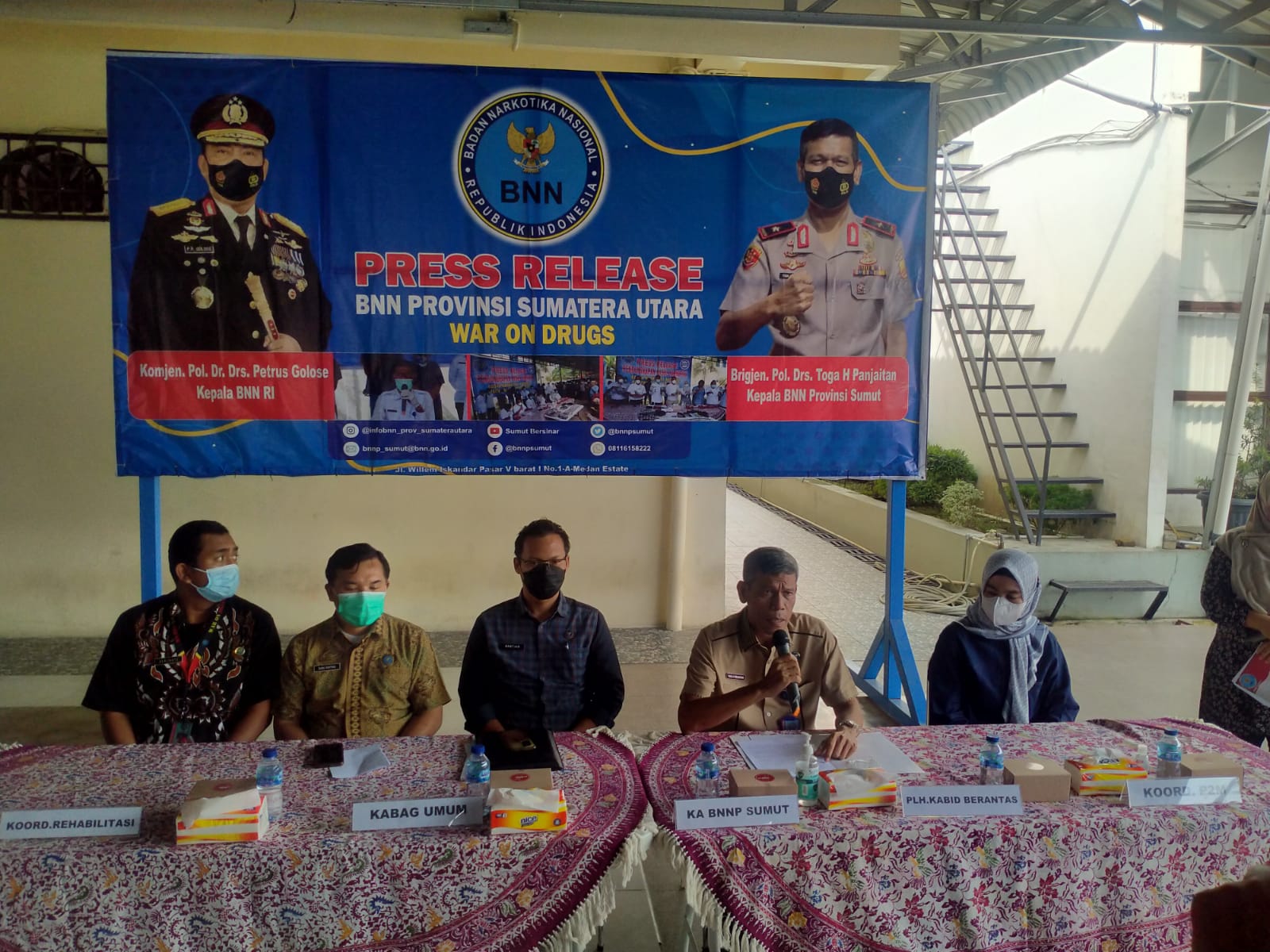 Sepanjang 2022, BNNP Sumut Rehab 4001 Pecandu Narkotika