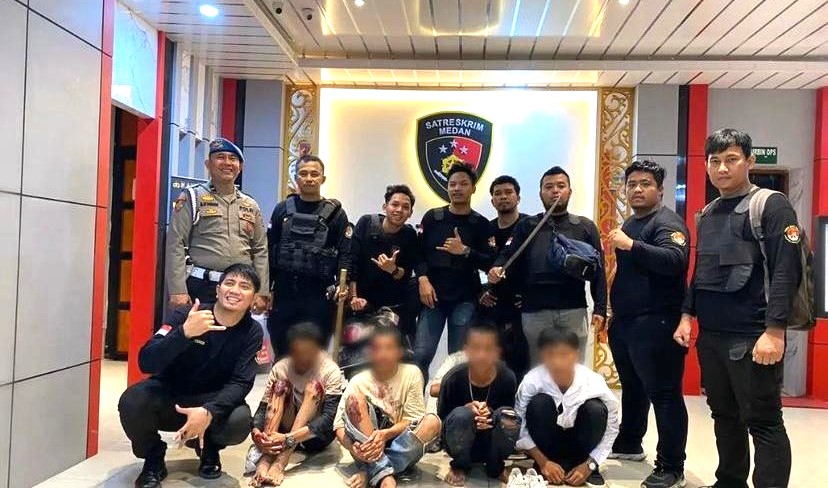 Seorang Remaja Kritis Kena Tikam saat Tawuran Pecah di Jalan Pusaka Tembung