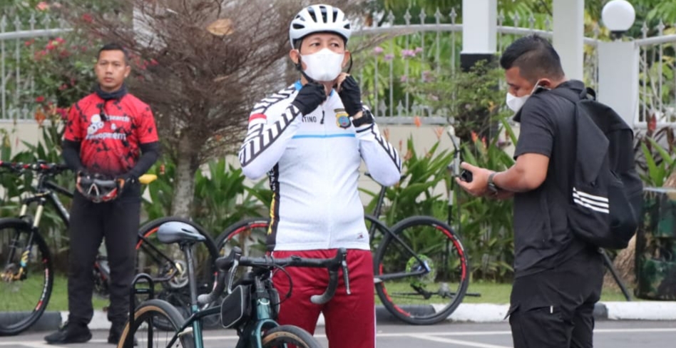 Kapolrestabes Medan Funbike bersama Kodam I/BB : Selain Bugar, Peserta dapat Hadiah