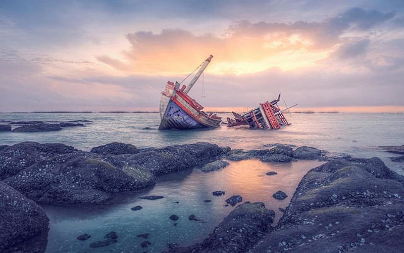 Kapal Nelayan Karam Ditabrak Kapal Tanker di Selat Malaka, Seorang Nelayan Tewas
