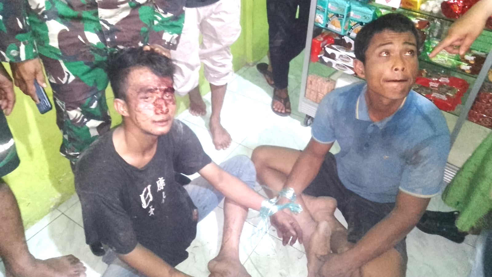 Bobol Rumah Anggota TNI, Dua Maling Babak Belur Kena Hajar Warga