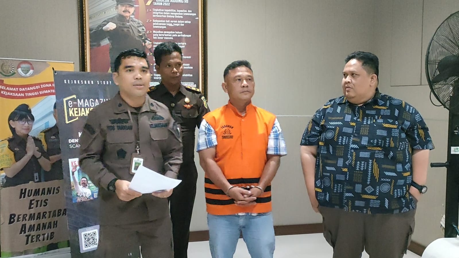 Terpidana Korupsi Proyek Jalan di Porsea Ditangkap di Kota Medan
