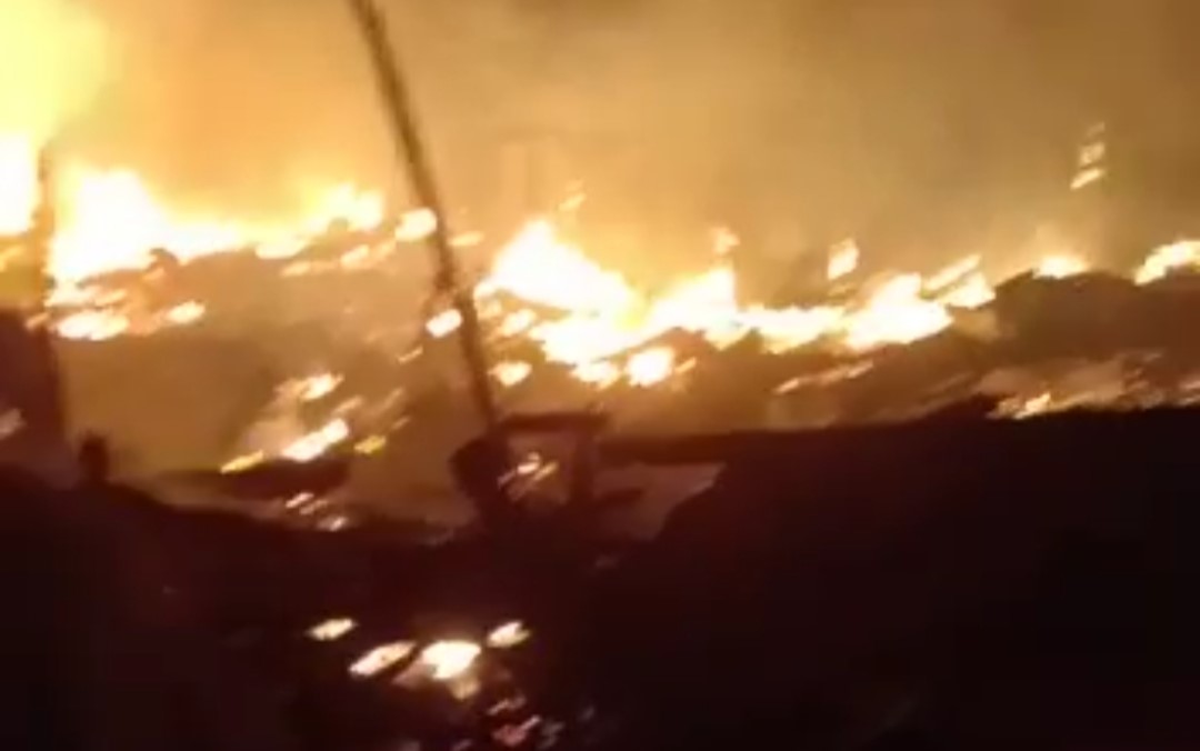 16 Rumah di Desa Simandulang Labura Kebakaran, 65 Jiwa Kehilangan Tempat Tinggal