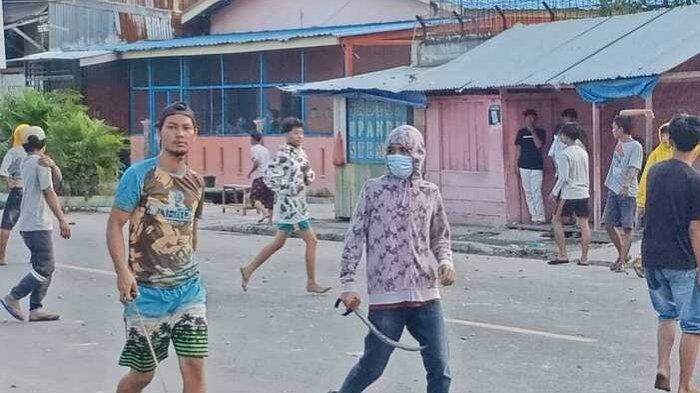 Hari Pertama Tahun Baru 2023, Warga Belawan Malah Tawuran Lagi