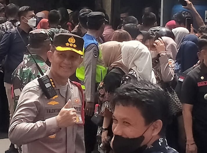 Polrestabes Medan Ikut Pengawalan Rangkaian Kunjungan Kerja Presiden RI di Medan