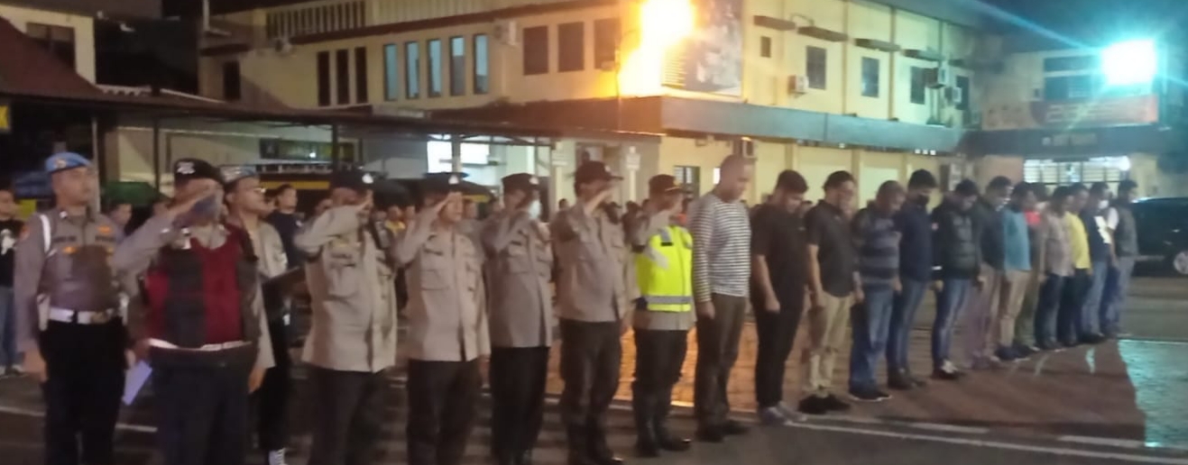 Giat Sispamkota, Polrestabes Medan Patroli Mulai Malam hingga Dini Hari