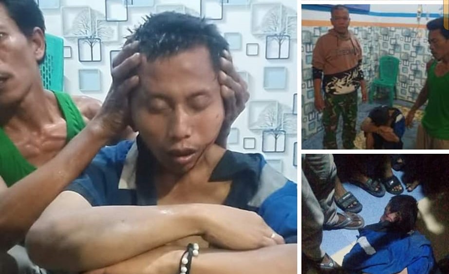 Menyedihkan, Pria ODGJ Disangka Penculik Anak di Desa Bagan Serdang dan Diamuk Massa
