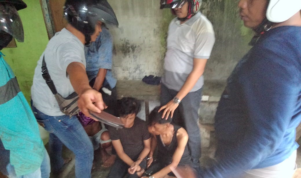 Gerebek Sarang Narkoba Jalan KL Yos Sudarso, Dua Pengedar tak Berkutik Ditangkap