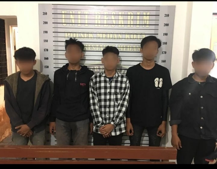 Terlibat Bentrok di Warkop, Lima Remaja Diamankan
