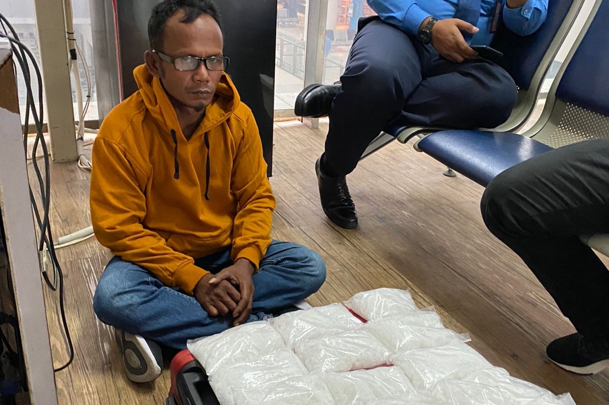 Sial Sekali, Bawa 4 Kg Sabu di Koper, Warga Aceh Ditinggal Teman di Bandara Kualanamu