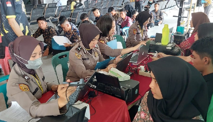 Penerimaan Calon Anggota Polri Membludak, Polrestabes Medan Berikan Pelayanan Maksimal