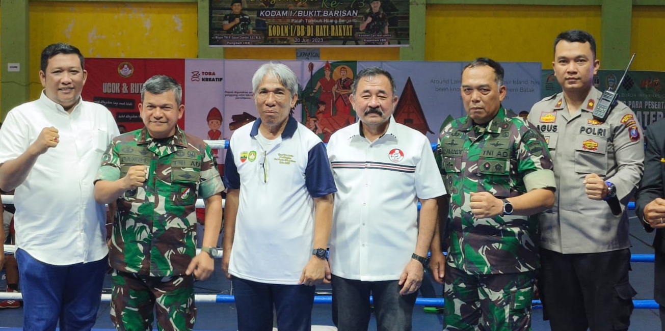 Kejurwil Tinju Amatir Piala Pangdam I/BB Diikuti 8 Provinsi : Kapolrestabes Medan Hadiri Pembukaan