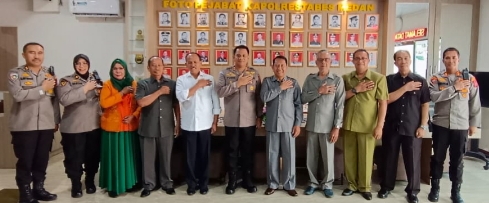 Kapolrestabes Medan Terima Audensi Persatuan Purnawirawan Polri : Mohon Dukungan Menjaga Kamtibmas