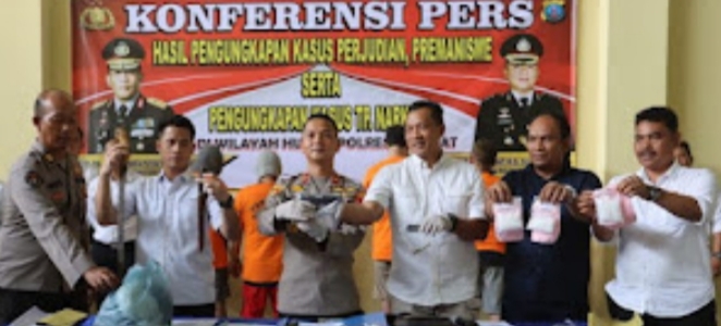 Sat Narkoba Polres Langkat Ungkap Peredaran Gelap Narkoba, Alung BD Sabu Stabat Diciduk
