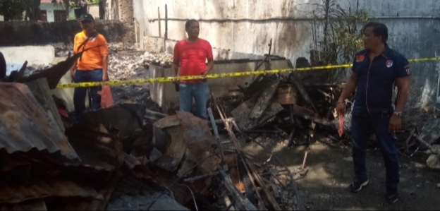 Diduga Korslet di Meteran Listrik, Rumah Wagino Hangus Terbakar