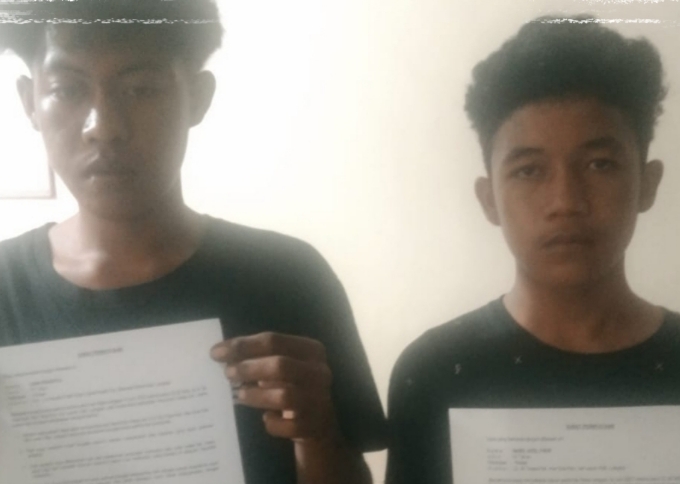 Terjaring Razia, Dua Pelaku Balap Liar Buat Surat Pernyataan