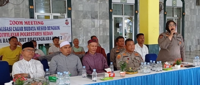 Polrestabes Medan Ikut Giat Revitalisasi Cagar Budaya Via Zoom Meeting