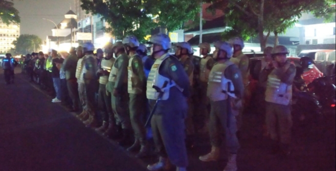 Karo Operasi Polda Sumut Pimpin Apel Gabungan Antisipasi Geng Motor