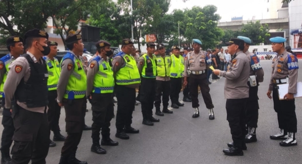 Polrestabes Medan Apel Sispamkota : Pantau Lokasi Rawan Kriminal