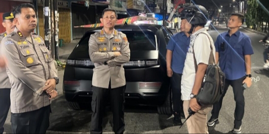 Kapolrestabes Medan Cek Lokasi Penyekatan : Membahayakan Tindak Tegas dan Terukur