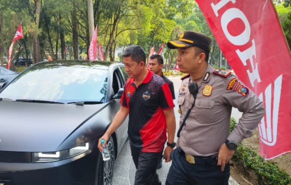 Kapolrestabes Medan Hadiri Pembukaan Kejuaraan Bola Voli Kapolri Cup 2023