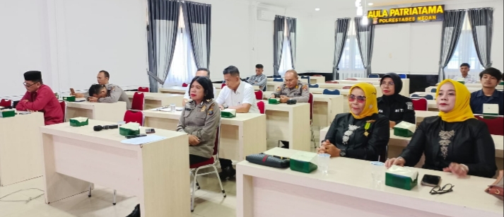 Polrestabes Medan Zoom Meeting Dialog Internal Polri