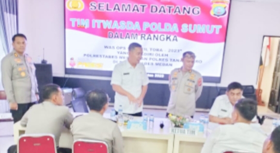 Itwasda Polda Sumut Kunker Polrestabes Medan : Bahas Pengawasan Ops Kancil Toba 2023