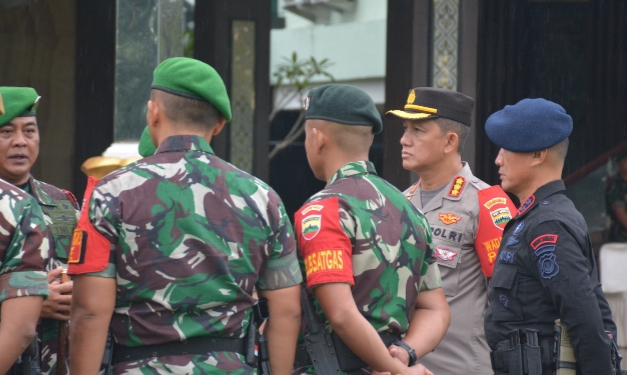 Kapolrestabes Medan dampingi Kapoldasu Cek Kesiapan Personel Jelang Kedatangan Presiden RI