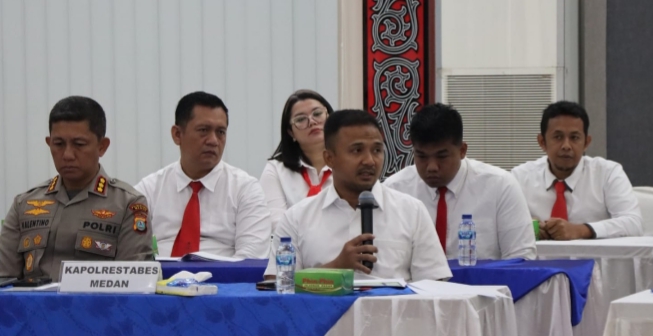 Kapolda Sumut Pimpin Anev dan Bahas TPPO di Aula Tribrata