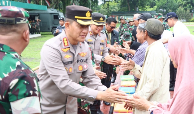 Kapolrestabes Medan Hadiri Pembukaan TMMD ke-118/2023