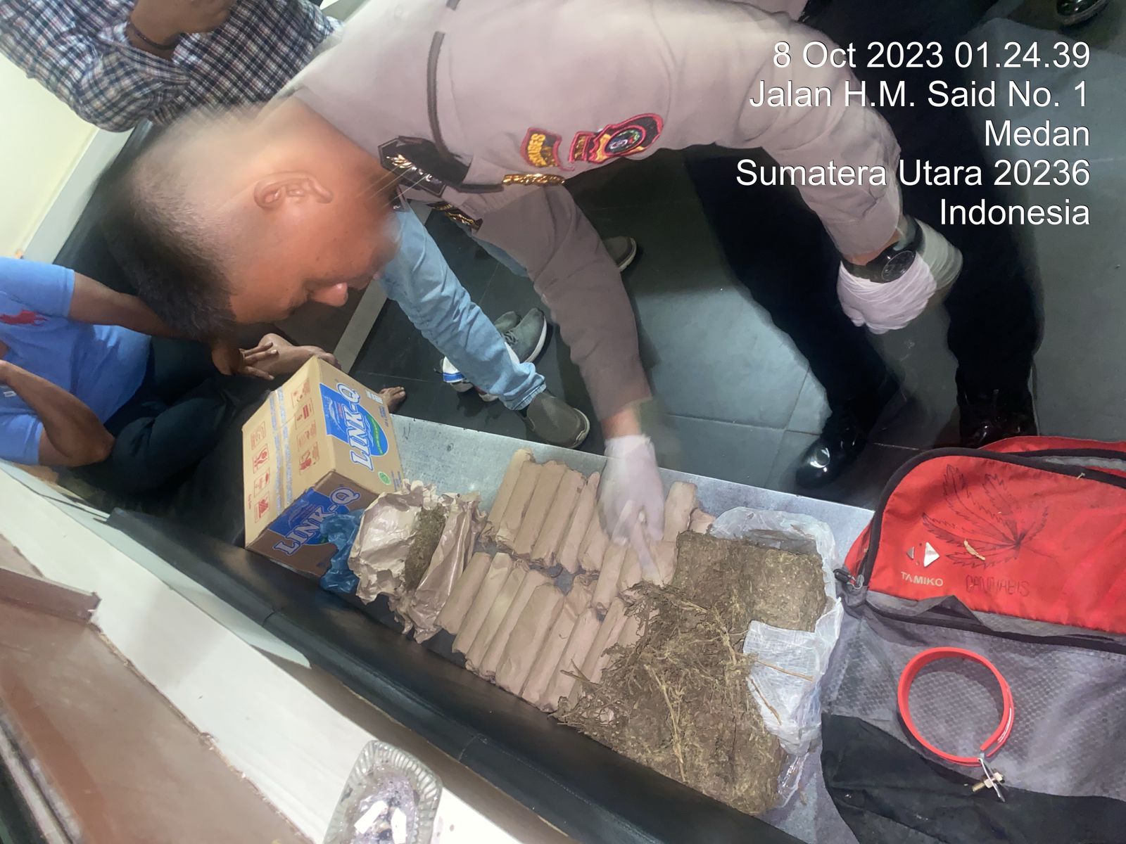Tim Patroli Perintis Presisi Polrestabes Medan Temukan 23 Bungkus Ganja Tak Bertuan di Delitua