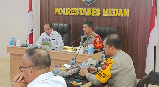 Kompolnas dan Polrestabes Medan Bahas Pengawasan dan Pengamanan Pemilu 2024