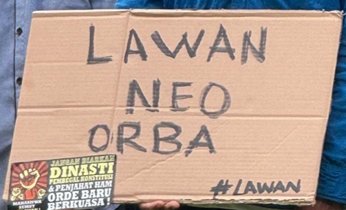 Mahasiswa Gelar Mimbar Demokrasi : Tolak Politik Dinasti dan New Orba
