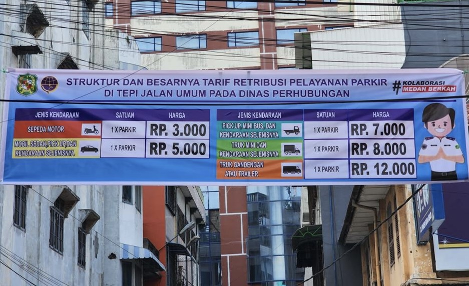 Warga Berharap Kenaikan Tarif Parkir di Kota Medan Diiringi Pemberantasan Jukir Liar