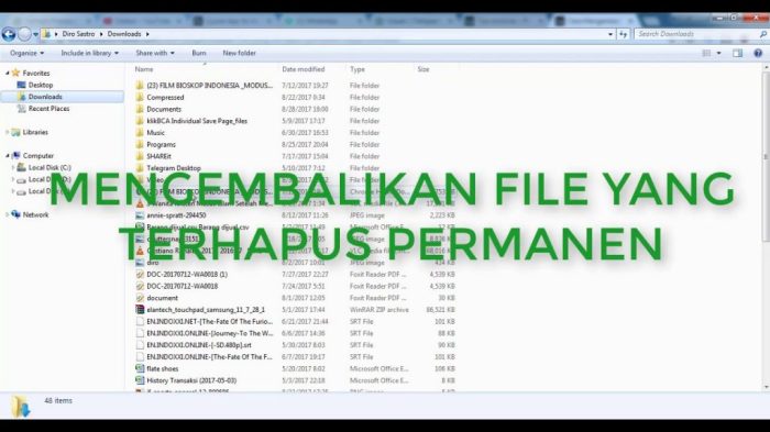 Cara Mudah Mengembalikan File yang Terhapus di Laptop Anda