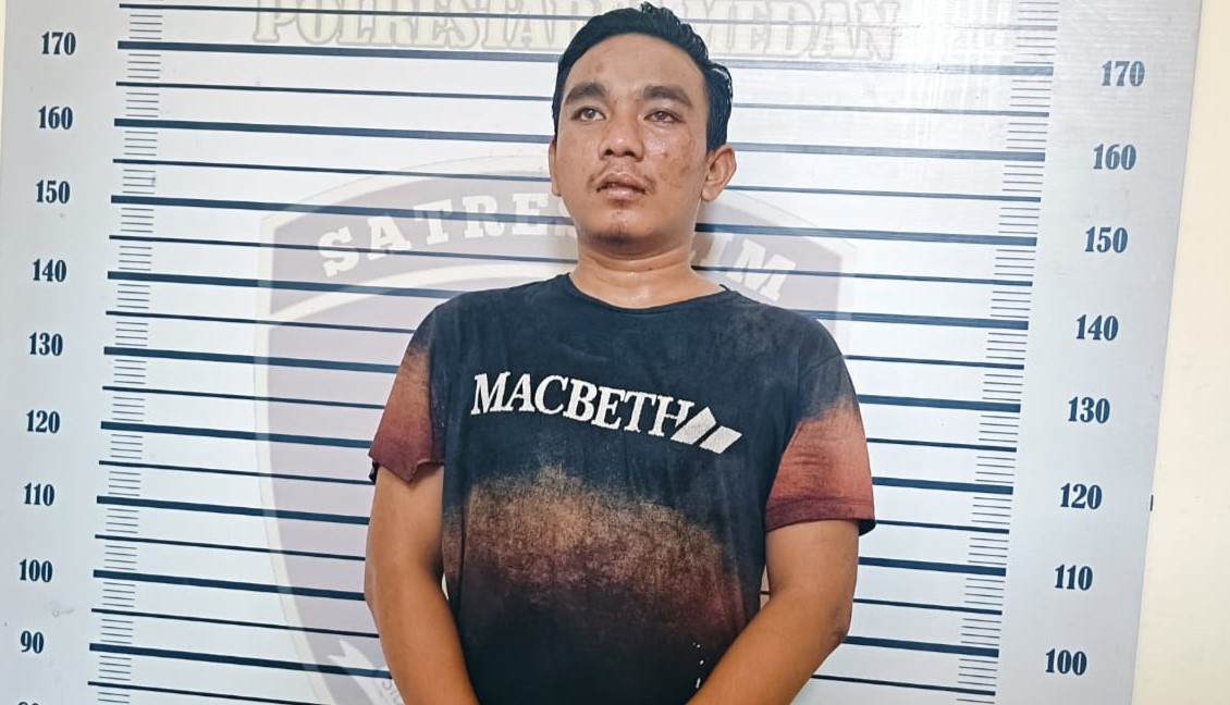 Maling Motor Menangis Kena 'Gass' Warga 