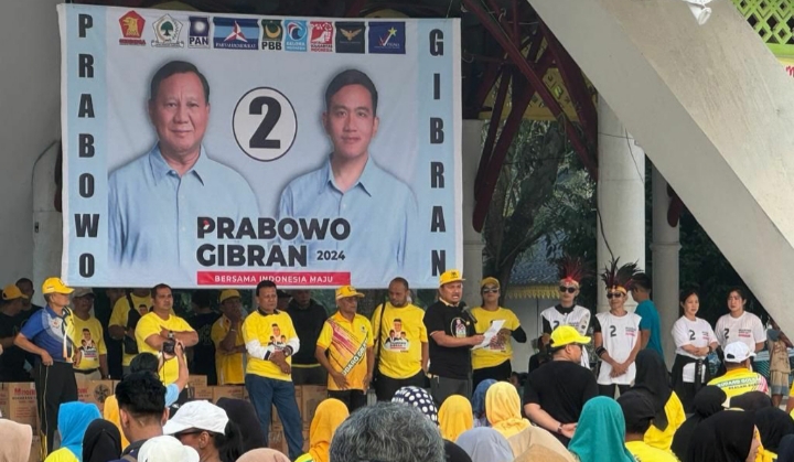 Partai Golkar Tanjungbalai Kampanye Semarak Senam "Gemoy" Dukung Prabowo-Gibran