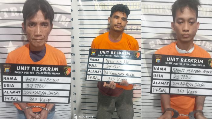 3 Tersangka Pembobol Rumah Dibekuk Usai Beraksi