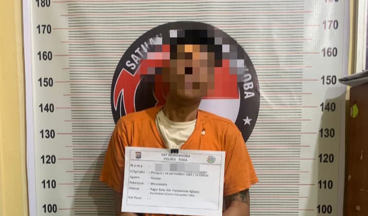 Bandar Narkoba tak Berkutik saat Digerebek Polres Toba