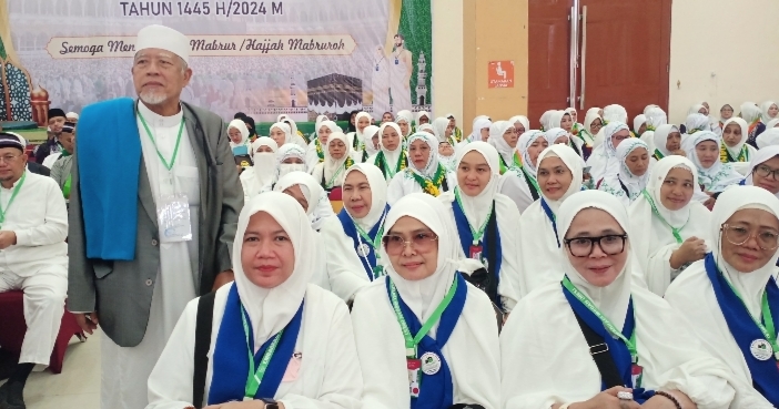 Alhamdulillah ! 1.093 Jamaah Calon Haji Sampai di Tanah Suci