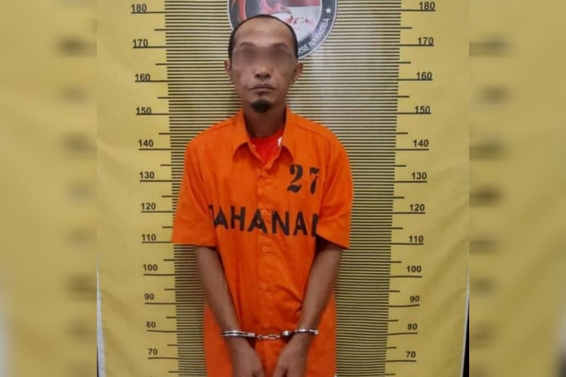 Pengedar Ganja di Aek Manis Pasrah saat Digerebek Polisi