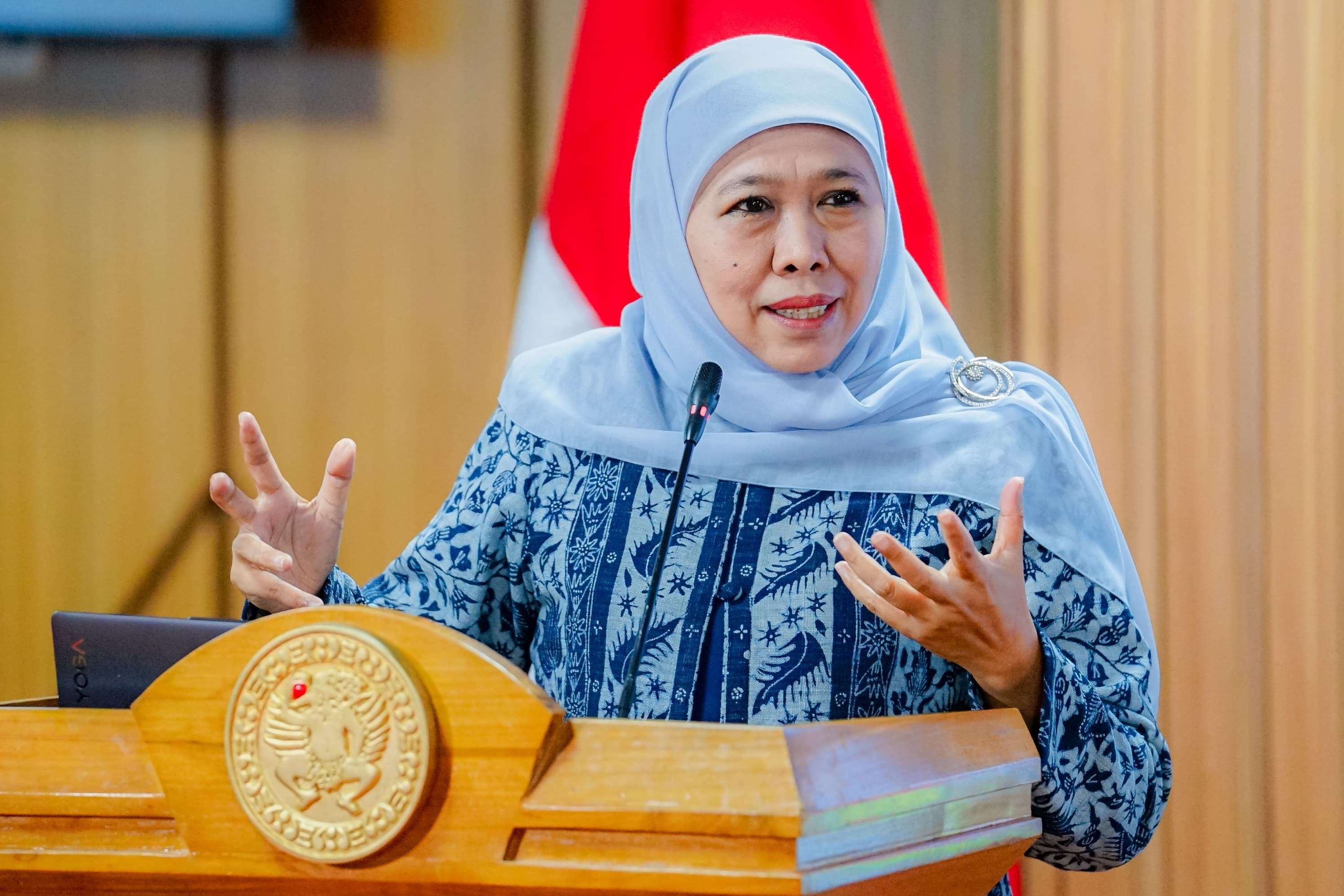 Khofifah Lebih Milih Jadi Cagub Ketimbang Menteri