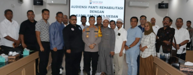 Kolaborasi Polrestabes Medan dengan Pengurus Panti Rehabilitasi Tangani Penyalahgunaan Narkoba