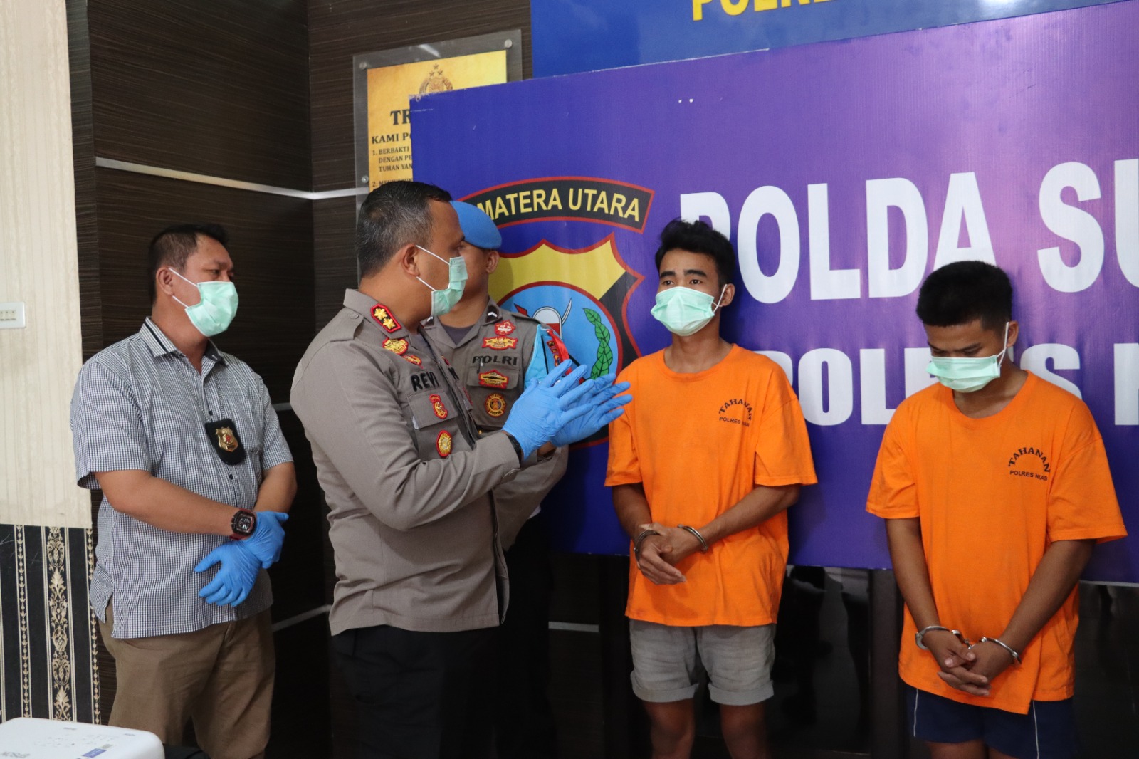 5 Remaja di Nias Nekat Bongkar Kantor SD Gasak Barang Elektronik