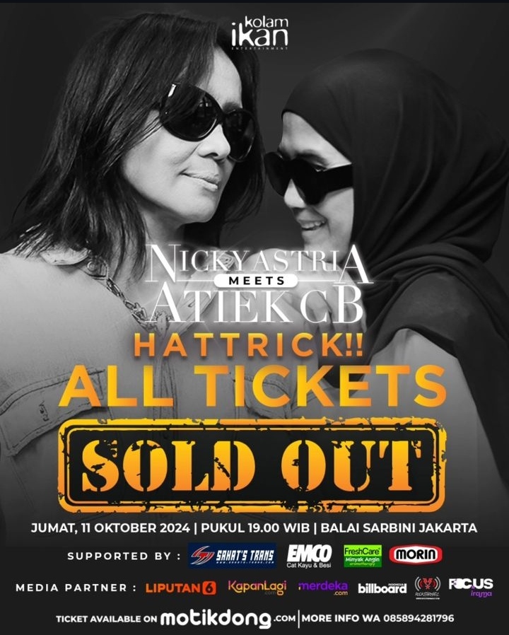 Tiket Konser Nicky Astria Meets Atiek CB Ludes