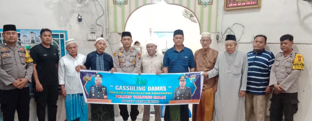 Gerakan Sholat Subuh Berjamaah, Polisi Sampaikan Dakwah Kamtibmas