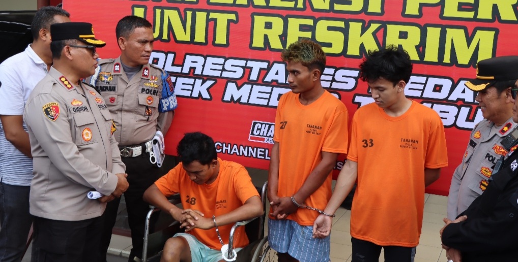 Residivis Spesialis 3C Tersungkur Diterjang Timah Panas Polsek Medan Tembung