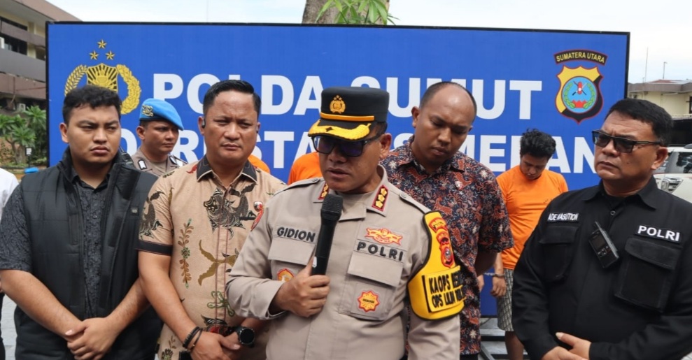 Polrestabes Medan Ungkap Kasus Pembunuhan Eks Anggota TNI : 4 Orang Ditangkap, 7 Lagi Diburu
