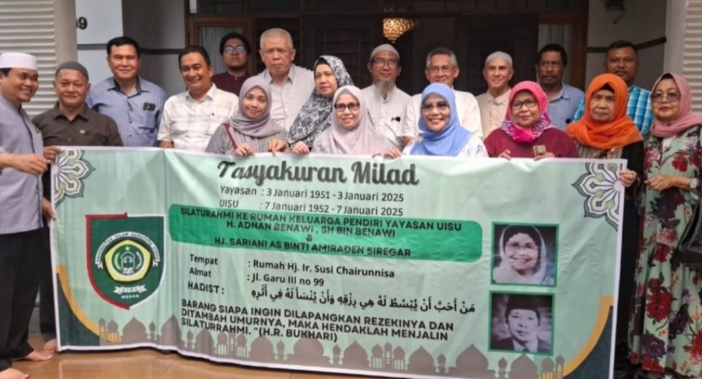 Milad UISU, PY dan Rektorat Silaturahmi Ke Keluarga Pendiri