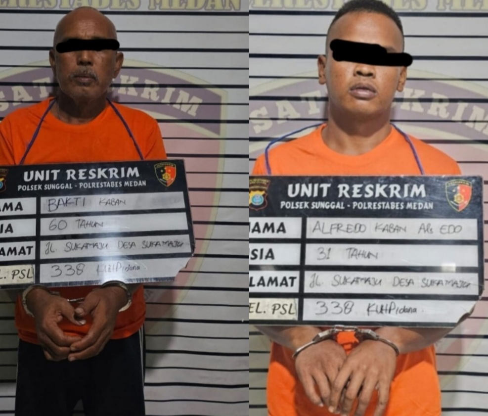 Akhirnya, Dua Pembunuh Martius Ditangkap di Hotel Kawasan Padang Bulan